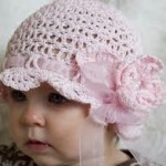 Bebeklere Şapka Modelleri kız bebek