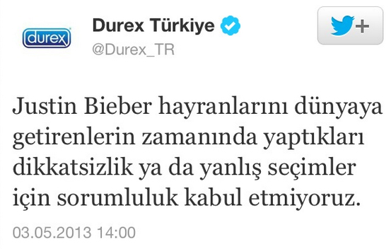 durex tweet