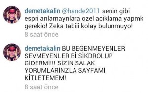 demetakalininstagramkufurleri